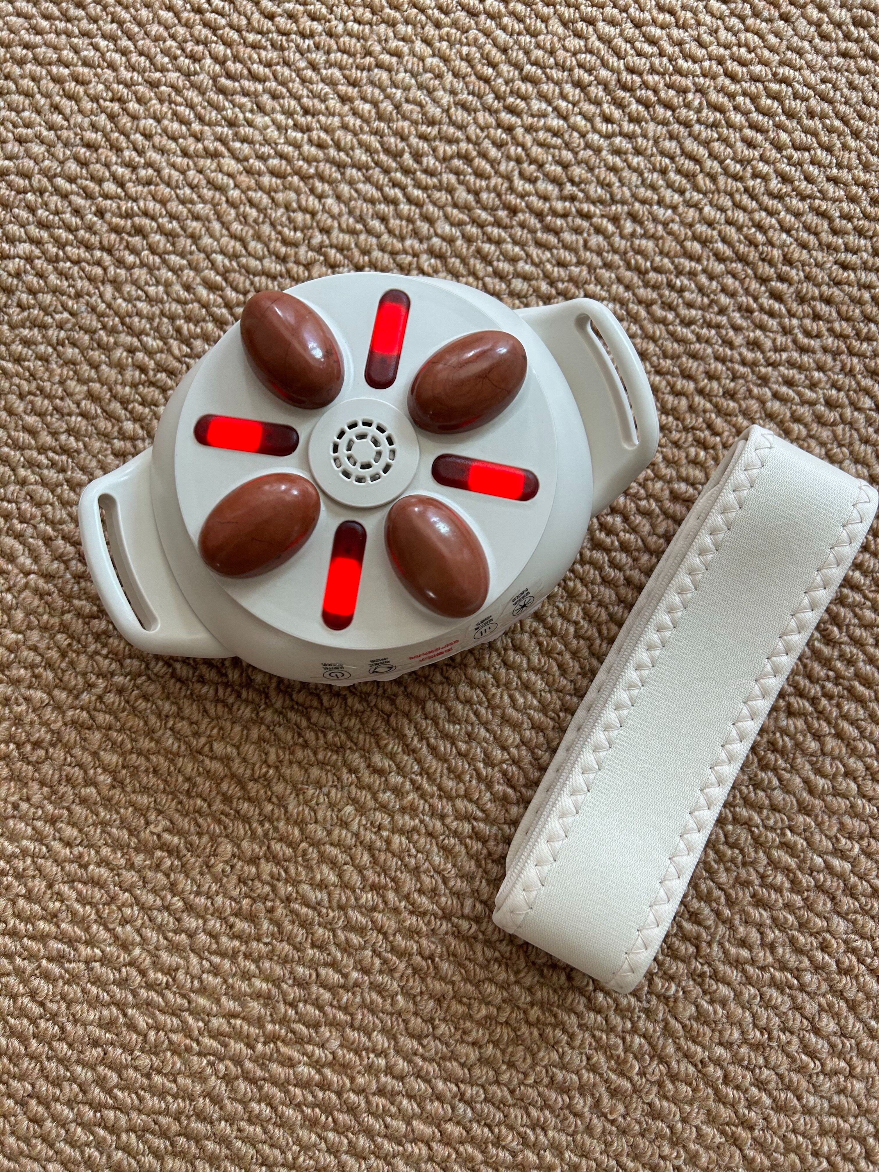 乐尔康砭石揉腹仪艾灸腰部腹部按摩器礼盒揉肚子自动揉腹仪礼盒按摩仪礼物实用按摩器神器 【大悬壶Ultra】4颗砭石丨无刷电机丨无烟艾灸 实拍图