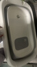 日康（rikang）婴儿洗澡盆 折叠盆宝宝智能感温洗浴盆带置物架RK-X1045-2 灰色 实拍图