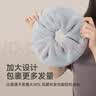 三利干发帽吸水毛巾发圈加大加厚大肠圈女速干不伤发干发神器  墨松绿 实拍图