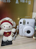 富士（FUJIFILM）instax  mini12 一次成像 立拍立得相机 mini12 茉莉白 套餐四（官方标配+水晶壳+肩带+白边相纸10张） 实拍图