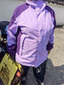 雅鹿三合一冲锋衣女男防风短外套加绒加厚可拆内胆风衣保暖滑雪登山服 YLN11Z36820紫色/深紫-女 4XL 实拍图