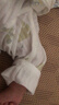 童泰（TONGTAI）婴儿连体衣夏季纯棉新生儿爬服初生宝宝蝴蝶哈衣提花绿色66cm 实拍图
