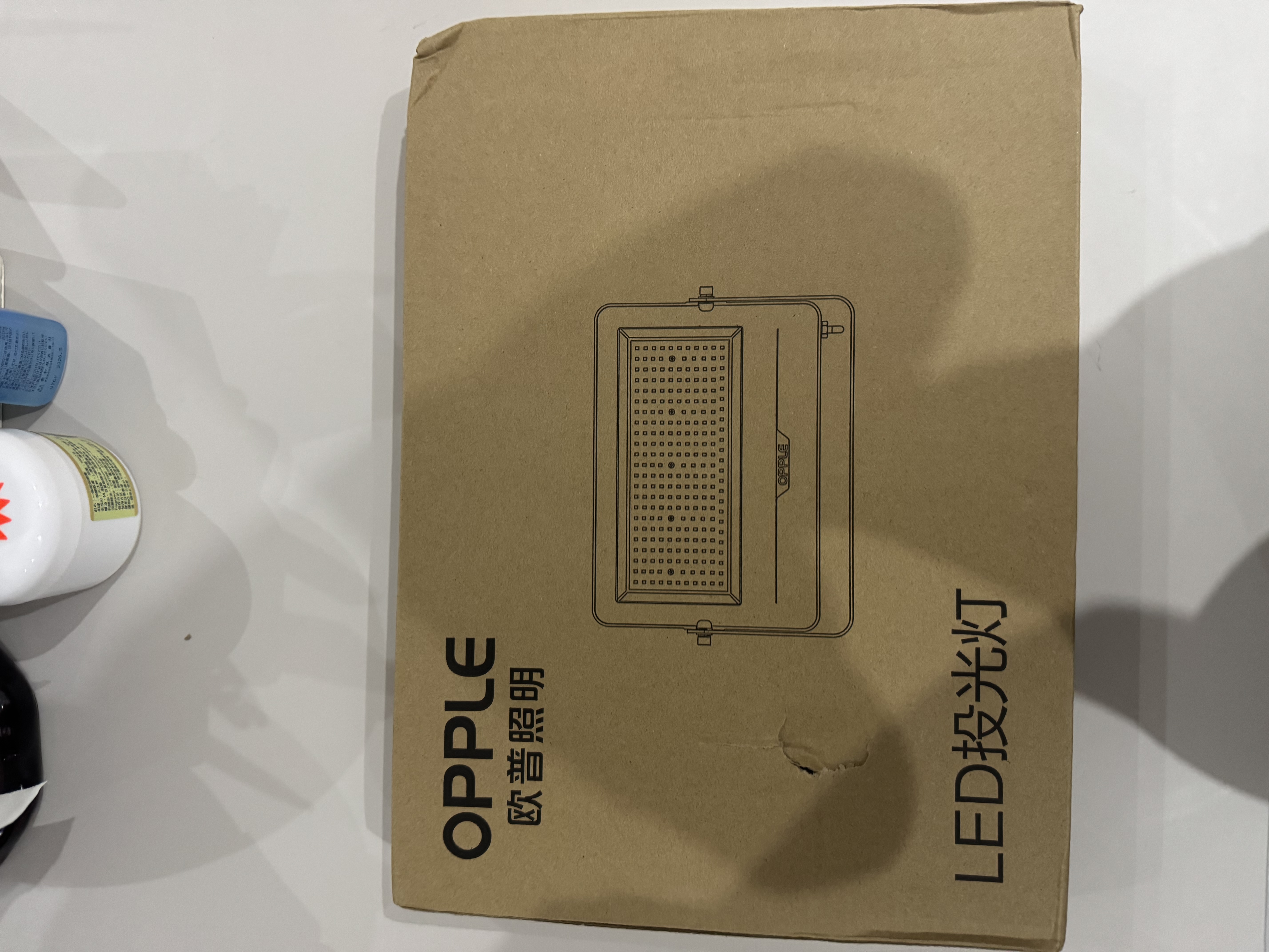 欧普照明（OPPLE）led户外投光灯射灯工厂体育场户外灯照明防水泛光灯探照灯广告灯150w 白光IP66 实拍图