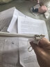 文谷（Wengu）笔袋透明开学必备学生文具盒铅笔文件袋小初中高考试专用大容量防水EVA办公化妆品收纳袋 珍珠白 实拍图