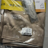 金蝉窗帘遮光轨道挂钩式卧室高级感窗帘家用遮光防晒 奶茶色 130*180 实拍图