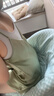 金三塔真丝睡衣女100%桑蚕丝性感可外穿真丝吊带裙睡裙丝绸睡衣情人节礼 牛油果绿 XL 实拍图