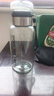 【送杯套】大容量加厚玻璃杯子便携杯茶水分离带杯套泡茶水杯 透明 1000ml吨吨桶 1只装 实拍图