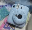 富士（FUJIFILM）instax 拍立得mini12 一次成像相机 mini11/41三寸相纸 送女生 生日礼物 奖品 【刮刮乐抽相纸】 Mini12 绣球蓝【假日限定礼盒】 官方标配【不含相纸】 实拍图