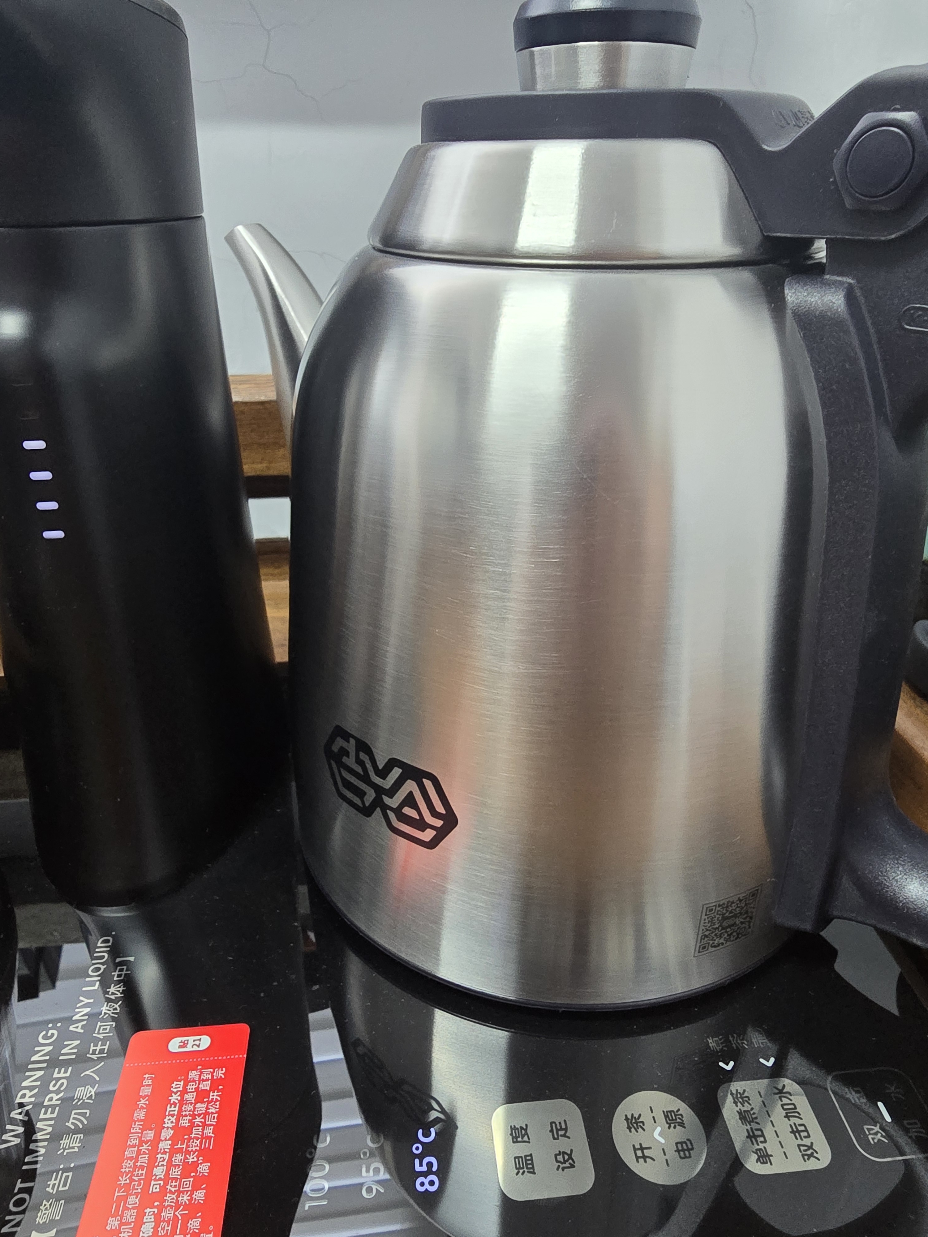 吉谷（K·KOU） 电水壶养生壶套装变频恒温水壶全自动上水泡茶专用可嵌入茶台一体机电茶壶茶具套装 1.2L 【恒温烧水+煮茶 二合一】TC010 实拍图