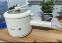 美的（Midea）电煮锅 小电锅 电蒸锅 宿舍小锅多功能锅辅食锅 1.6L学生寝室一体泡面小火锅电煮锅XZE2017 配蒸笼 实拍图