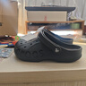 卡骆驰（CROCS）贝雅洞洞鞋男鞋女鞋轻便耐磨一脚蹬拖鞋休闲鞋百搭花园鞋|10126 黑色-001(含智必星) 39 (240mm) 实拍图