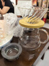 CLITON玻璃手冲咖啡壶带刻度分享壶滴漏式过滤网咖啡滤杯套装1-4人份 实拍图