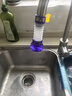 乐之馨厨房水龙头防溅头延伸器防溅水神器万能接头起泡器过滤出水嘴加长 防溅过滤-兰紫色防溅头 -两个装 水龙头通用 实拍图