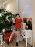 环球小众黑色潮流老爹鞋子女2026春季新款爆款百搭休闲厚底运动鞋 实拍图