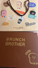 kinborXbrunch brother联名快乐的大人手帐套装双层礼盒生日礼物(护照包+内页+贴纸+毛绒挂件+日历+印章) 实拍图