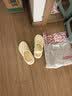 名创优品（MINISO）洞洞鞋男女夏季外穿凉鞋防滑厚底踩屎感包头凉拖鞋卡其色+海星 实拍图