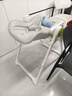 babycare宝宝餐椅6个月以上吃饭可折叠儿童座椅可移动婴儿成长椅 贝壳白 实拍图