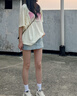 亚瑟士ASICS男鞋网面跑步鞋缓震跑鞋透气舒适运动鞋 GEL-FLUX 4 米色/蓝色102 42 实拍图