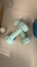 Keep哑铃女士健身家用彩色浸塑环保手铃亚铃全身塑形浅绿1.5kg*2 实拍图
