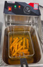 三鼎 电炸炉商用油炸锅油炸机油条机电炸锅油炸炉炸串机油条薯条机小吃设备 10L|独立开关+定温|单缸 加大单炸蓝|+盖 实拍图