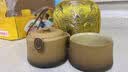 万仟堂（Edenus）旅行茶具  陶瓷功夫茶具套装便携户外茶具送男友 君子之交黄砂釉 实拍图