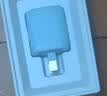 倍思小冰充20W氮化镓充电器适用苹果17充电头快充iPhone16promax15/14/13手机iPad插头 蓝 实拍图