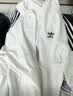 adidas经典三条纹运动连帽夹克外套男女春季阿迪达斯三叶草   亮白   M 实拍图