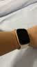 Apple/苹果 Watch S11 智能手表GPS+蜂窝款46毫米玫瑰金色铝金属表壳淡桃粉色运动型表带S/M MFDG4CH/B 实拍图
