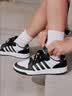 adidas ENTRAP美式校园风运动少年感复古篮球风板鞋男女阿迪达斯 白色/黑色   45 实拍图