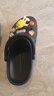 卡骆驰（CROCS）檀健次同款经典洞洞鞋轻便百搭女沙滩鞋包头拖鞋男鞋|10001 黑色-001(含智必星) 36 /37(220mm) 实拍图