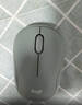 罗技（Logitech）M220 轻音鼠标 无线鼠标 办公鼠标 对称鼠标 带无线微型接收器 灰黑色 实拍图