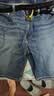 Levi's李维斯冰酷系列春夏新款男士凉感防晒宽松水洗牛仔短裤 中蓝色 34 实拍图