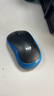 罗技（Logitech）M185鼠标 无线鼠标 办公鼠标 对称鼠标 黑色蓝边 带无线2.4G接收器 实拍图