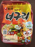 农心（NONGSHIM）韩国进口 浣熊乌龙面 辣味 120g*5 五连包 实拍图