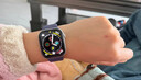 Apple/苹果 Watch S11 智能手表GPS款42毫米银色铝金属表壳雾紫色运动型表带M/L MEUU4CH/B 实拍图