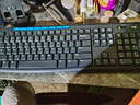 罗技（Logitech）MK275 键鼠套装 无线键鼠套装 办公键鼠套装 全尺寸 商务键鼠套装 带无线2.4G接收器 黑蓝色 实拍图