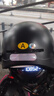 Andes HELMET3C认证电动摩托车头盔男女四季通用夏季透气防晒安全帽电瓶车骑行半盔 磨砂原黑【透明短】 均码 实拍图