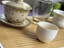 初伍羊脂玉旅行茶具套装便携家用功夫茶杯陶瓷盖碗带茶盘父亲节伴手礼 实拍图
