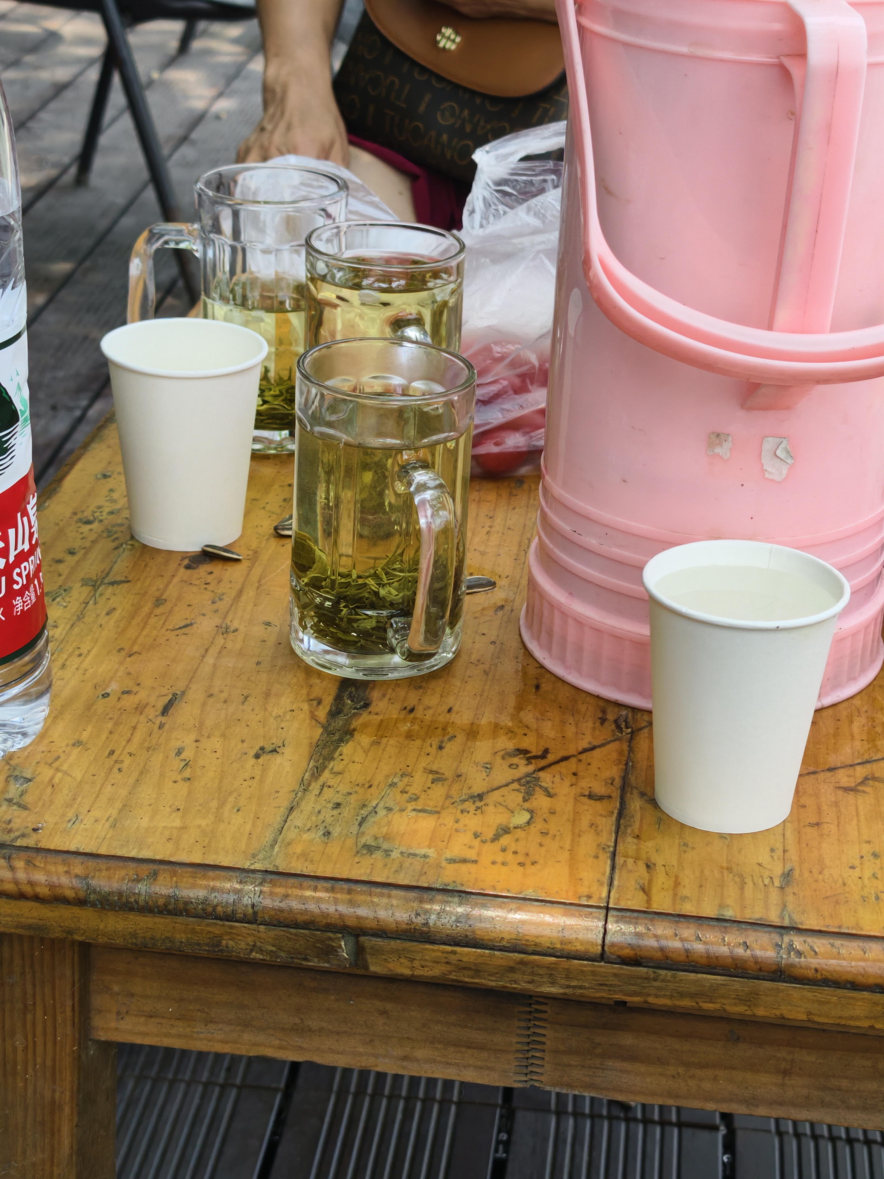 美丽雅一次性纸杯270ml*80只 加厚食品级杯子咖啡杯家用办公商用茶水杯 实拍图