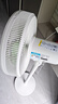 美的（Midea）【幸运草安睡1S】一级能效直流变频声控电风扇家用遥控卧室静音落地扇台式桌面抗菌大风力转页扇 实拍图