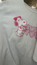 史努比（SNOOPY）【2件装】童装儿童短袖T恤男女童纯棉夏装 紫色云朵+白色甜品 140 实拍图