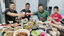 折叠桌家用餐桌小户型吃饭桌子简易出租房用餐厅饭店可移动大圆桌 【黑胡桃色】1.6米可坐10-12人 实拍图