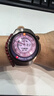 华为HUAWEI WATCH 5 42mm高端款烁金色904L不锈钢表壳星云杏素皮复合表带eSIM通话手表 实拍图