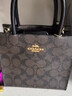蔻驰（COACH）【品牌直供】女士CALLY小号手提斜挎托特包5693礼物 实拍图