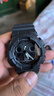 卡西欧（CASIO）G-SHOCK 黑武士双显大表盘运动防水手表 黑夜骑士 GA-100-1A1DR 实拍图