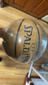 斯伯丁（SPALDING）篮球飞行员06十字型防尘吸湿皮料室内外通用7号成人青少年77-739Y 实拍图