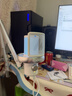 闪克（maono） 麦克风电脑无线收音麦游戏直播唱歌k歌录音降噪AI变音手机话筒台式桌面麦克风Horcus同款闪客dm40 DM40Pro白-配送双支架(Horcus同款) 实拍图