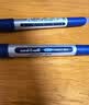 uni三菱 uni-ball EYE蓝色中性笔高颜值0.5蓝笔签字笔商务直液式学生水笔水性笔办公用品 UB-150 1支 实拍图