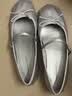 CHARLES&KEITH蝴蝶结平底玛丽珍鞋单鞋女生日礼物送女友CK1-71720057 Silver银色 37 实拍图