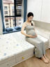 能见度德国VISIBL榻榻米床垫定制婴儿童天然椰棕乳胶黄麻炕折叠拆洗榈硬 【定制任意尺寸·厚度·咨询客服】5cm婴儿棉+黄麻金棕 【咨询·抢20%国家补贴+领天丝被】领样尺寸：1米*1米 实拍图